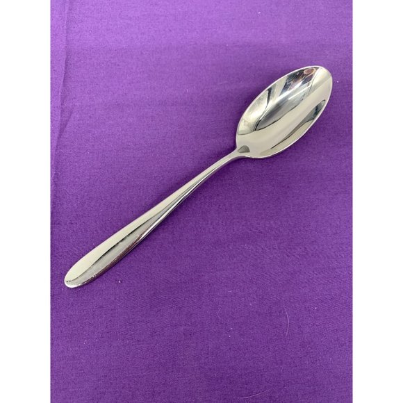 Sant Anurea Stainless Flatware Mascagni Oval Dessert Tablespoon Glossy - Picture 1 of 8